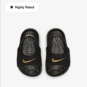 Nike baby slider sandals, 5C
